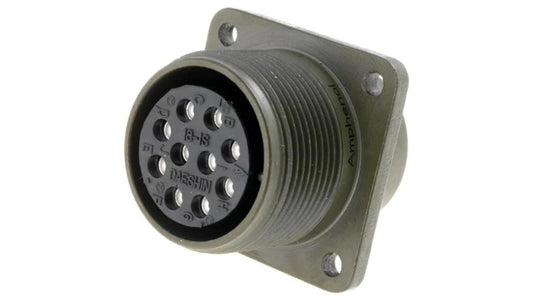 Złącze okrągłe 13A rozmiar 18 MS/DS stop aluminium DS3102A 18-1S