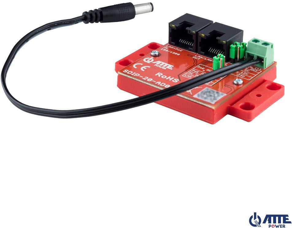Adapter PoE obniżający napięcie ATTE SDIP-20-AD0