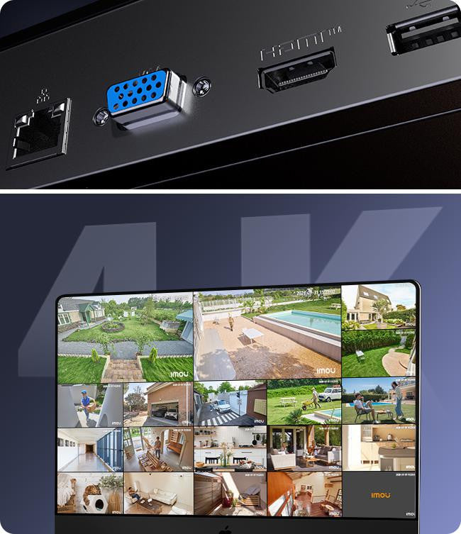 Rejestrator IP Imou  NVR-N118W-8A0E-P 18- kanałowy