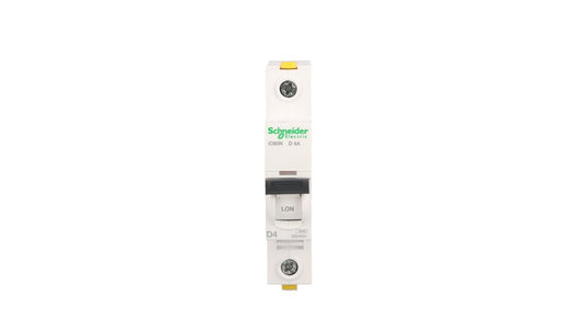 Wyłącznik nadprądowy 1P D 4A 6kA AC iC60N-D4 Acti9 A9F05104