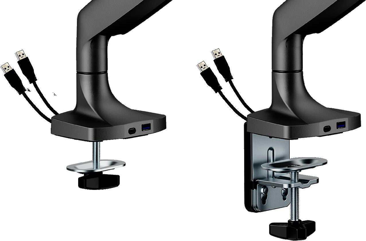 Uchwyt do monitora 17”-45” Spacetronik SPA-S110B USB