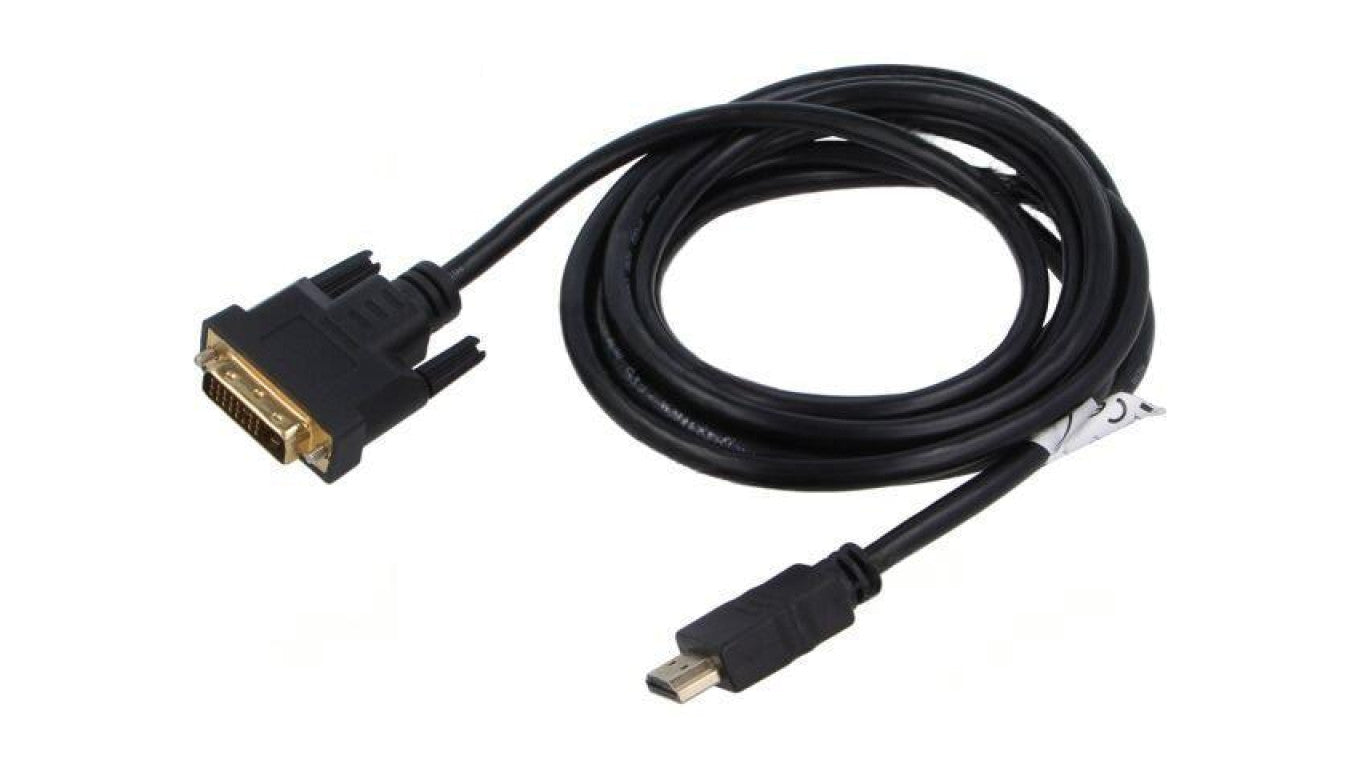 Kabel DVI-D (24+1) wtyk,HDMI wtyk dual link 4K,UHD 2160p 3m CA-HDDV-20CU-0030-BK