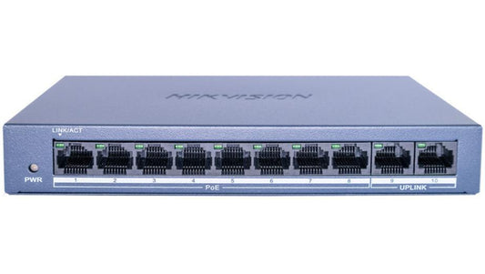 Switch PoE 8-portowy 100Mbps (niezarządzalny) DS-XS0110-P/Polish PL