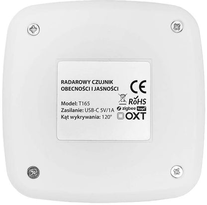 OXT Czujnik radar obecności jasności USB ZigBee TUYA T165