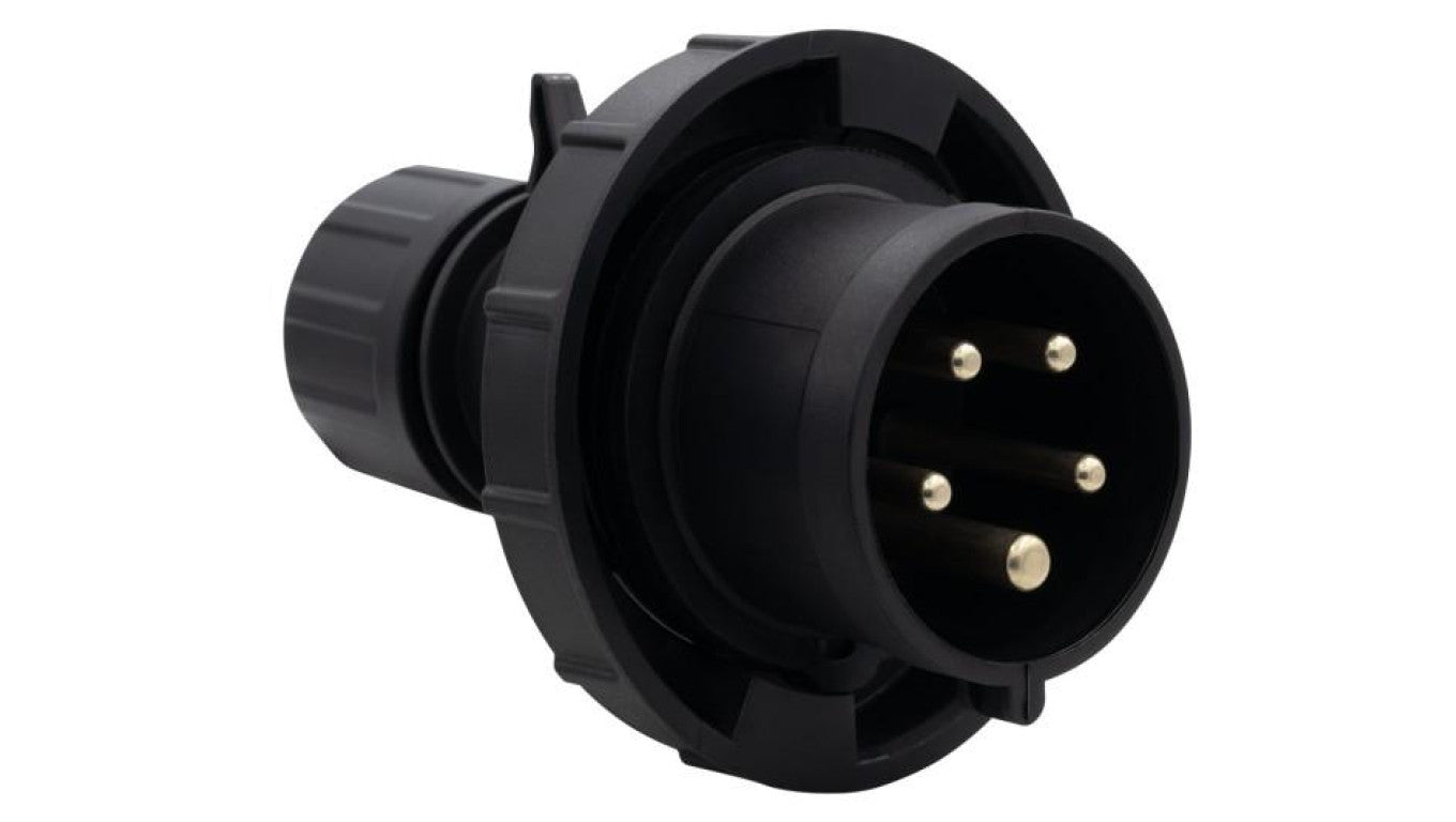 Wtyczka siłowa 16A 5p 380V-415V /FE/ IP67 czarna