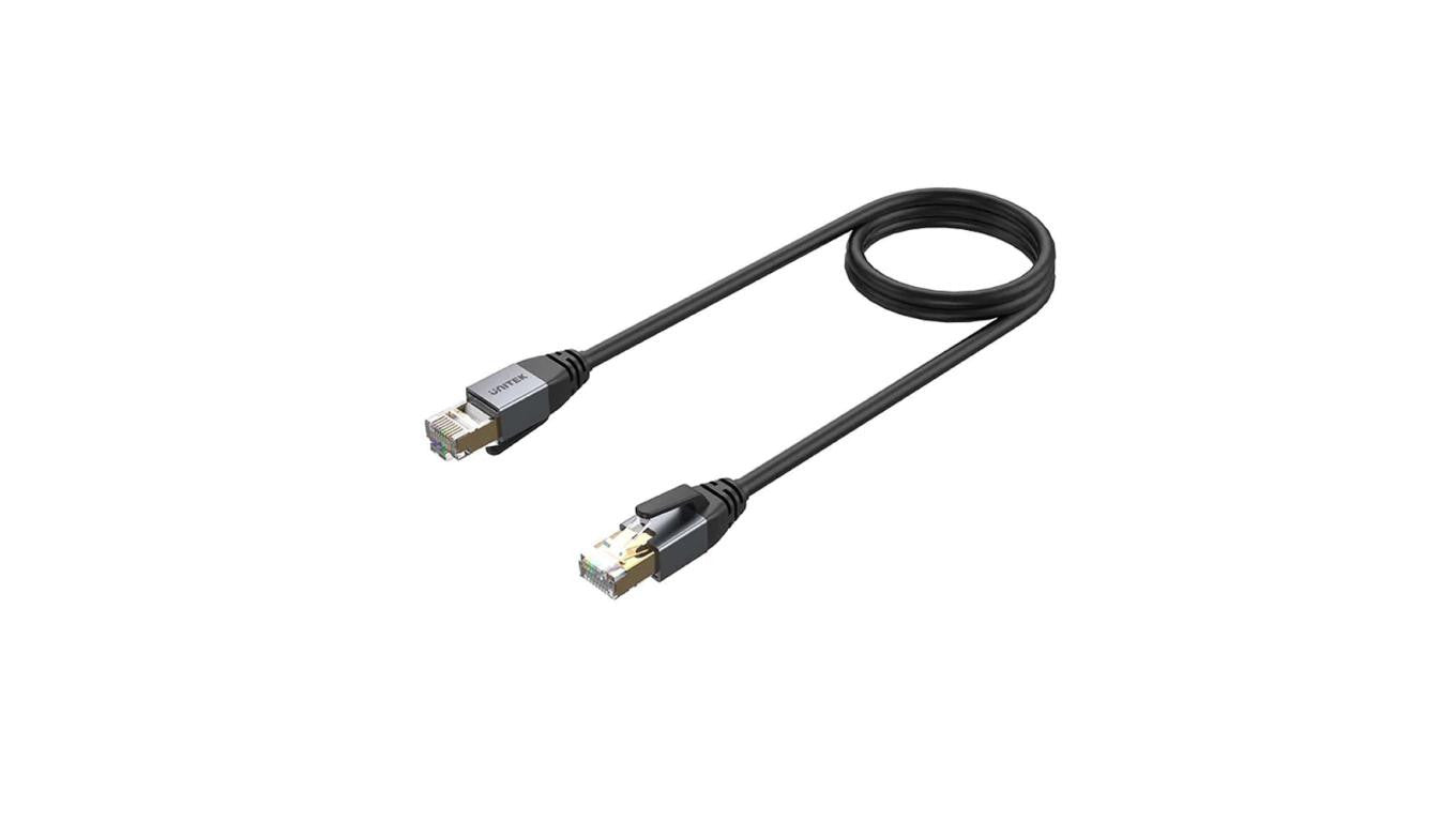 Unitek kabel Ethernet RJ-45 LAN, patchcord cat.8 (S/FTP), przewód sieciowy 10m