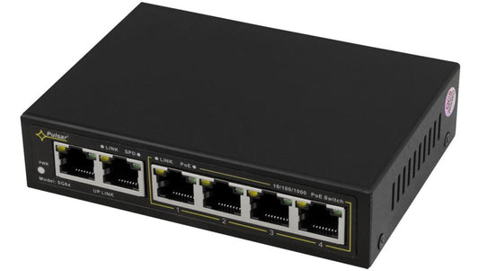 SWITCH GIGABIT POE 4+2 PULSAR SG64