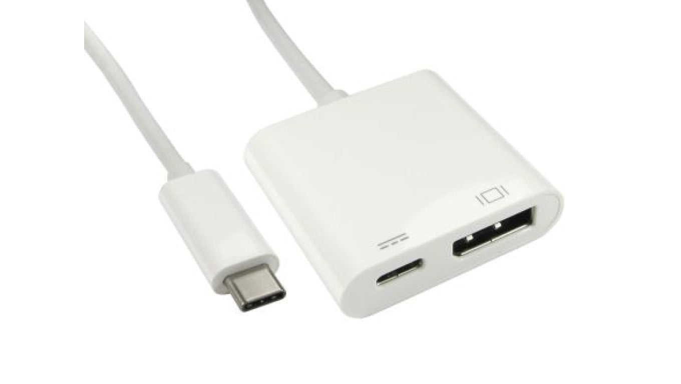 Kabel adaptera, 4K, do wyświetlaczy: 1, USB C, DisplayPort