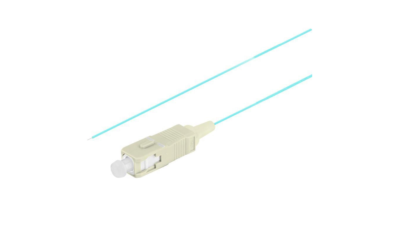 Pigtail światłowodowy FO MM SC/UPC 50/125 OM3 Easy Strip aqua 2m LANBERG