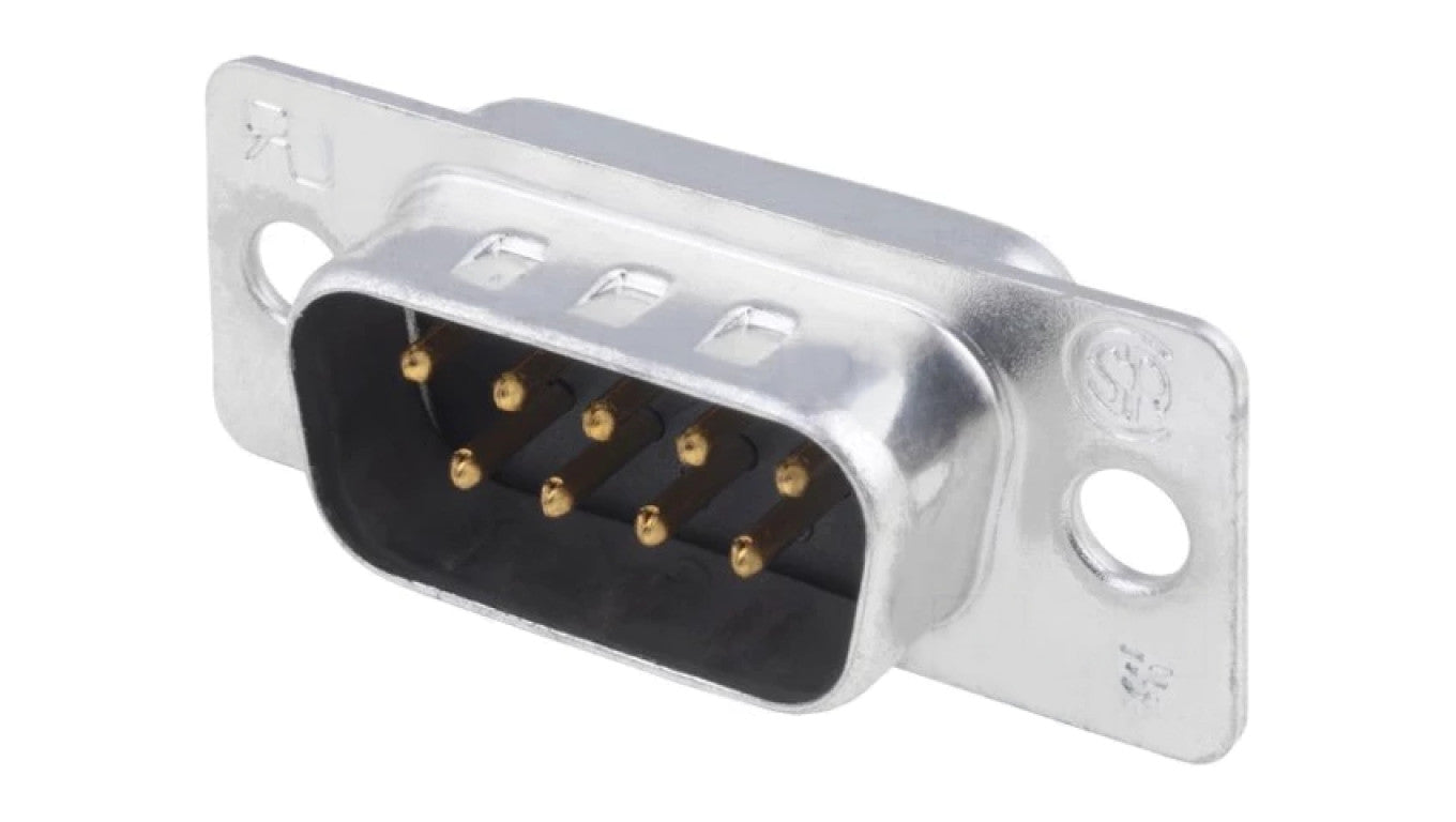D-Sub 9-PIN wtyk męskie lutowanie HD 20 rozmiar 1 (DE) 5-747904-2