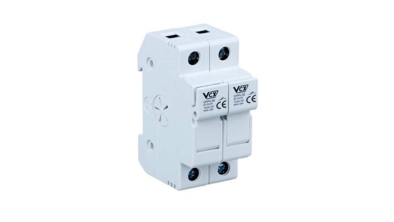 Podstawa bezpiecznikowa 2P PV 32A 1000V DC 10x38mm