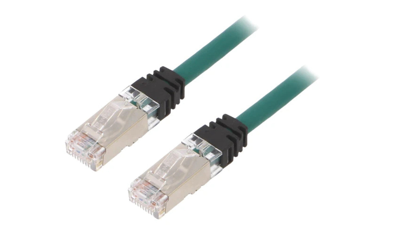 Patch cord S/FTP,TX6A™ 10Gig 6a linka Cu LSZH zielony 3m STP6X3MGR
