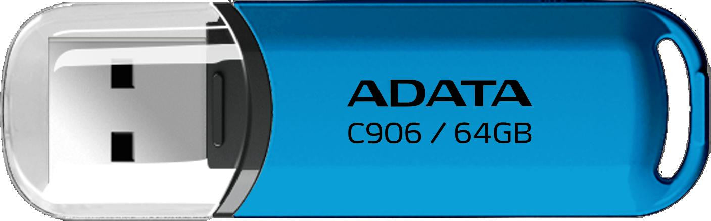 Adata Pendrive C906 64GB USB2.0 niebieski