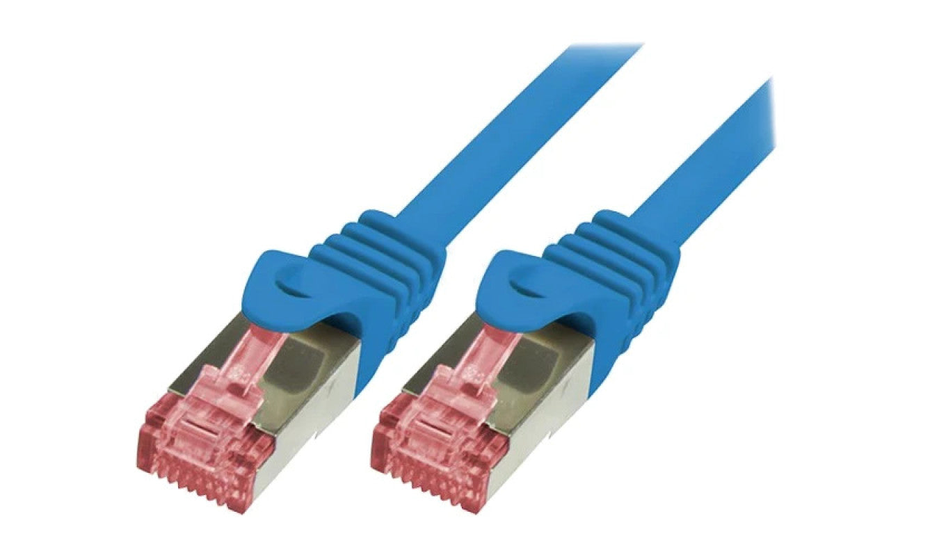 Patch cord S/FTP 6 linka Cu LSZH niebieski 7,5m 27AWG CQ2086S