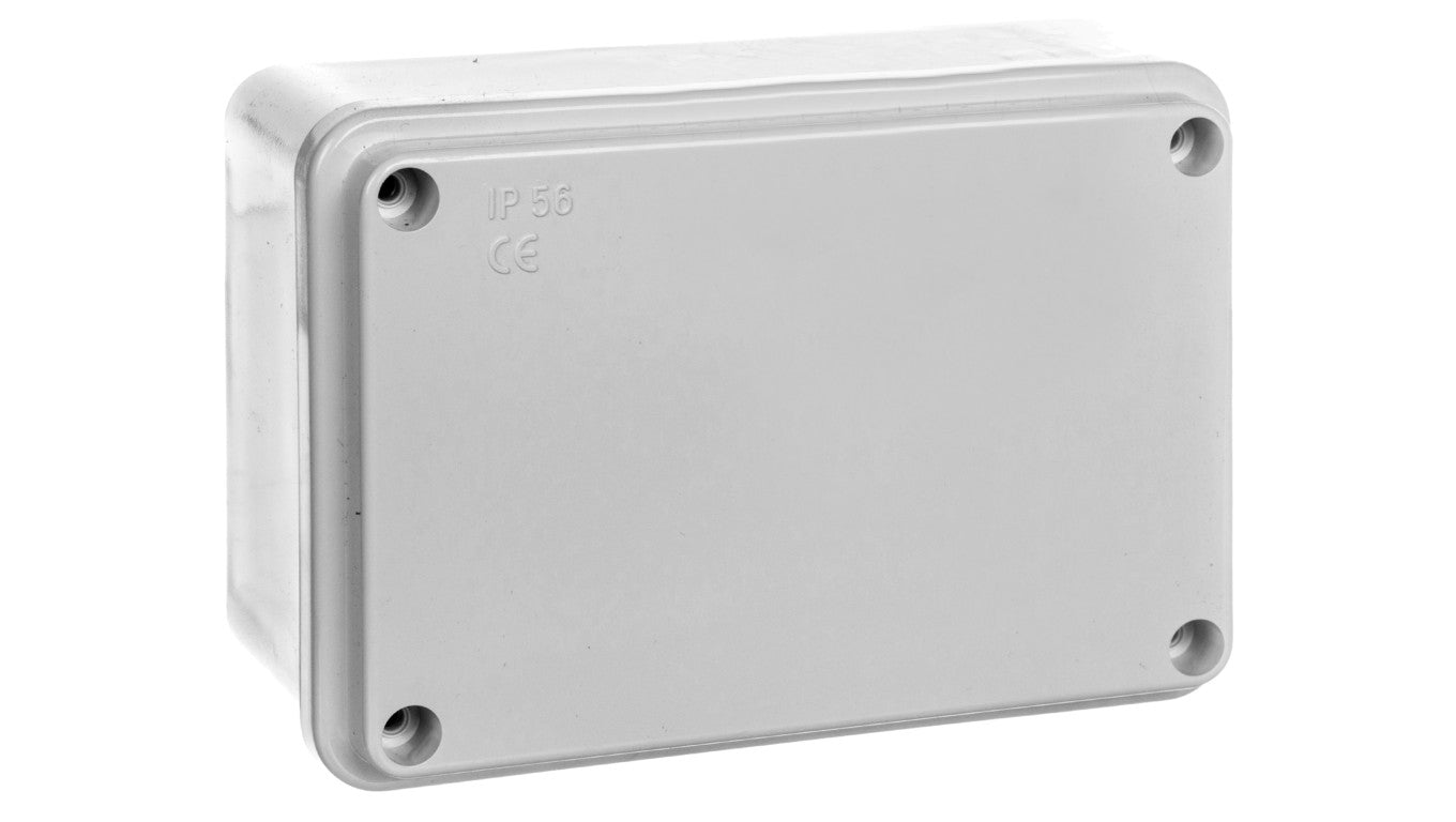 Puszka gładka z pokrywą 120 C Poliwęglan seria 480120x80x50szara EC480C4R /opak. 100/
