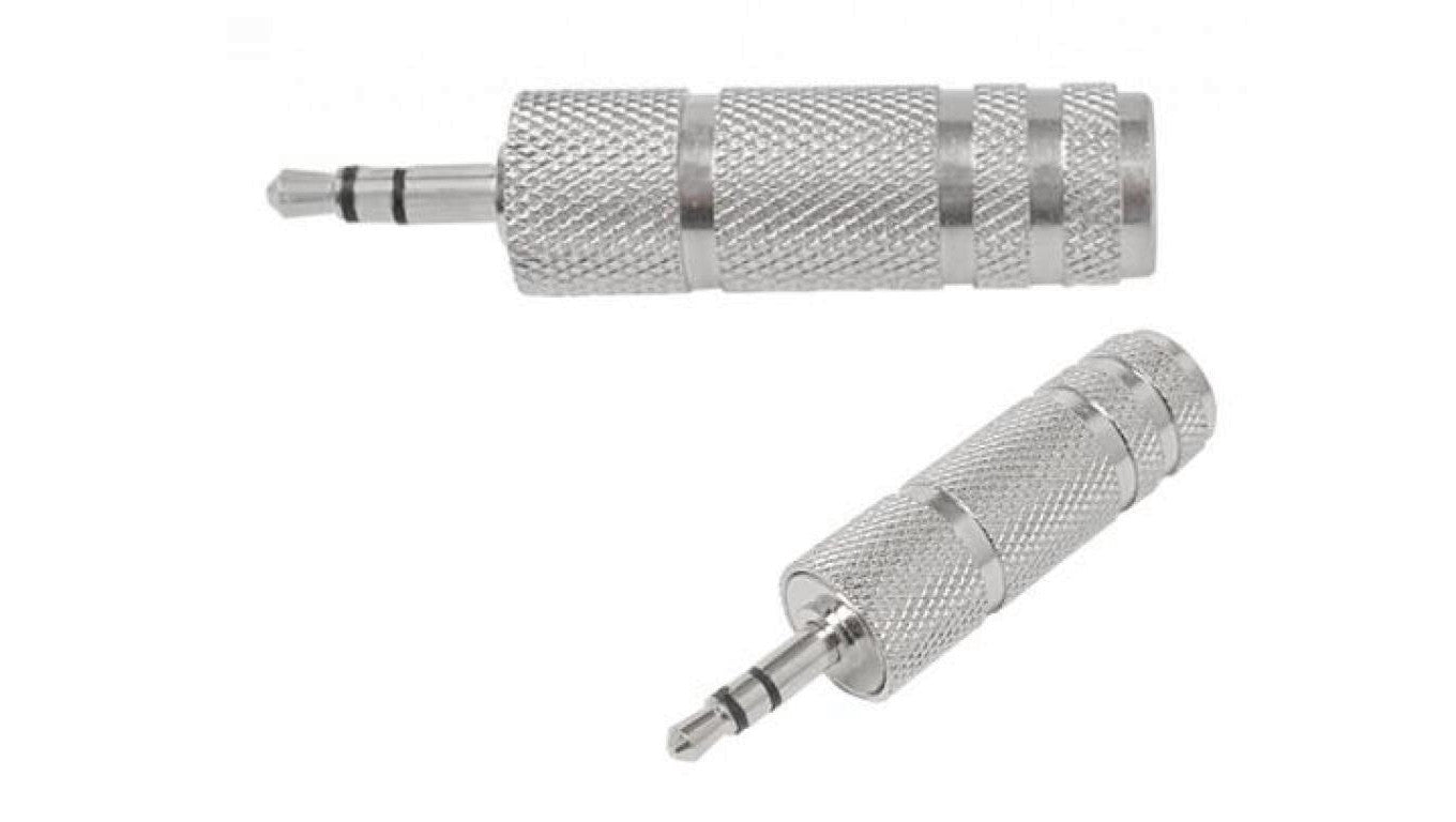 Redukcja wt.Jack 3,5/gn.RCA mono metal