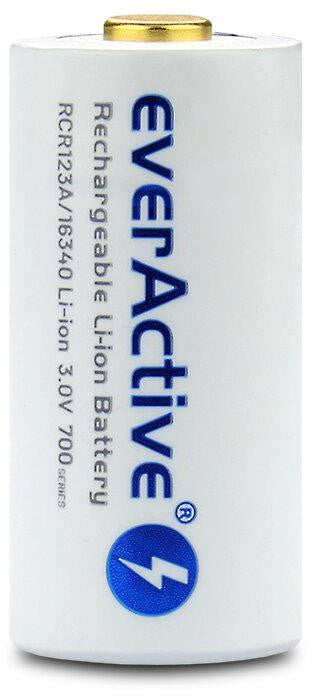 Akumulatorek 16340 / R-CR123 3V everActive 700mAh (1 szt.) z zabezpieczeniem