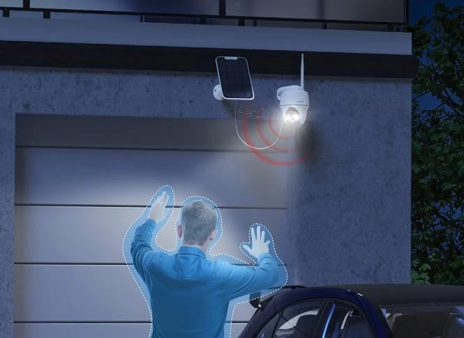Kamera IP Reolink Argus Series B430 z panelem solarnym (biała)