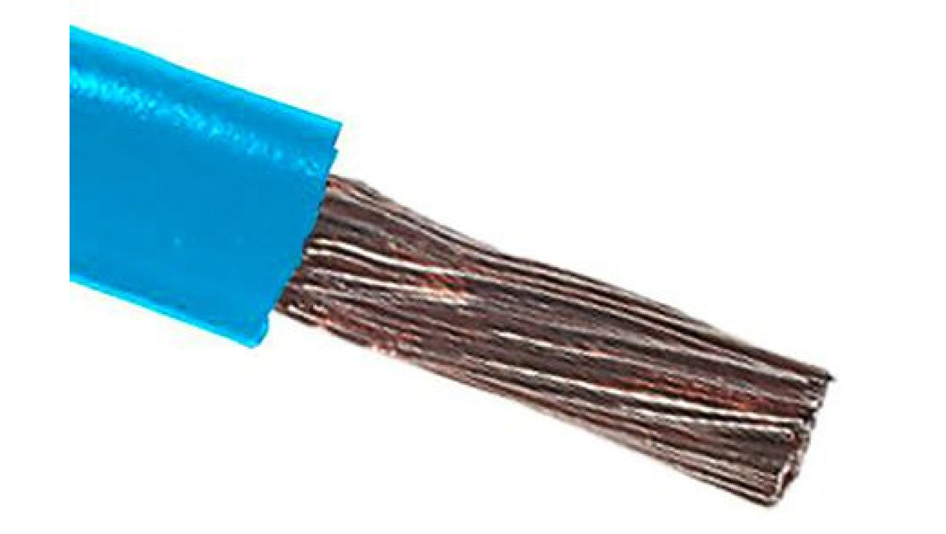 Kabel trzynormowy PCW, dł. 100m 16 mm², 100 A, 600 V, Maximum of +105 C Mid Niebieski Zgodność z trzema normami, RS PRO