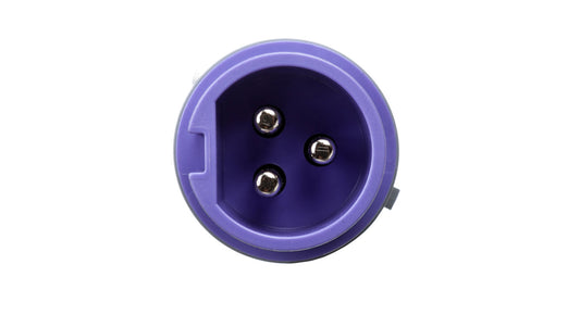Wtyczka przenośna 16A 3P 24V fioletowa IP44 TWIST 063v