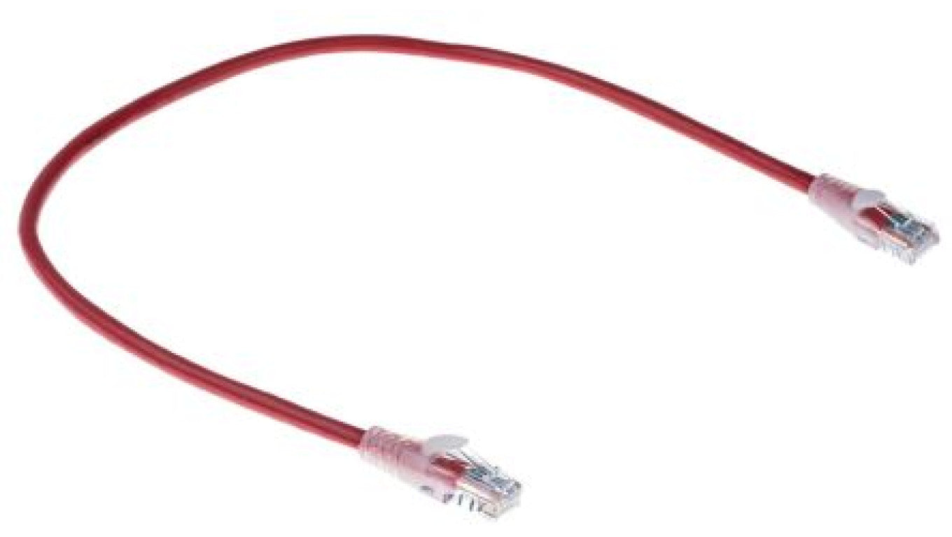 Kabel kat. 5e U/UTP Czerwony 500mm