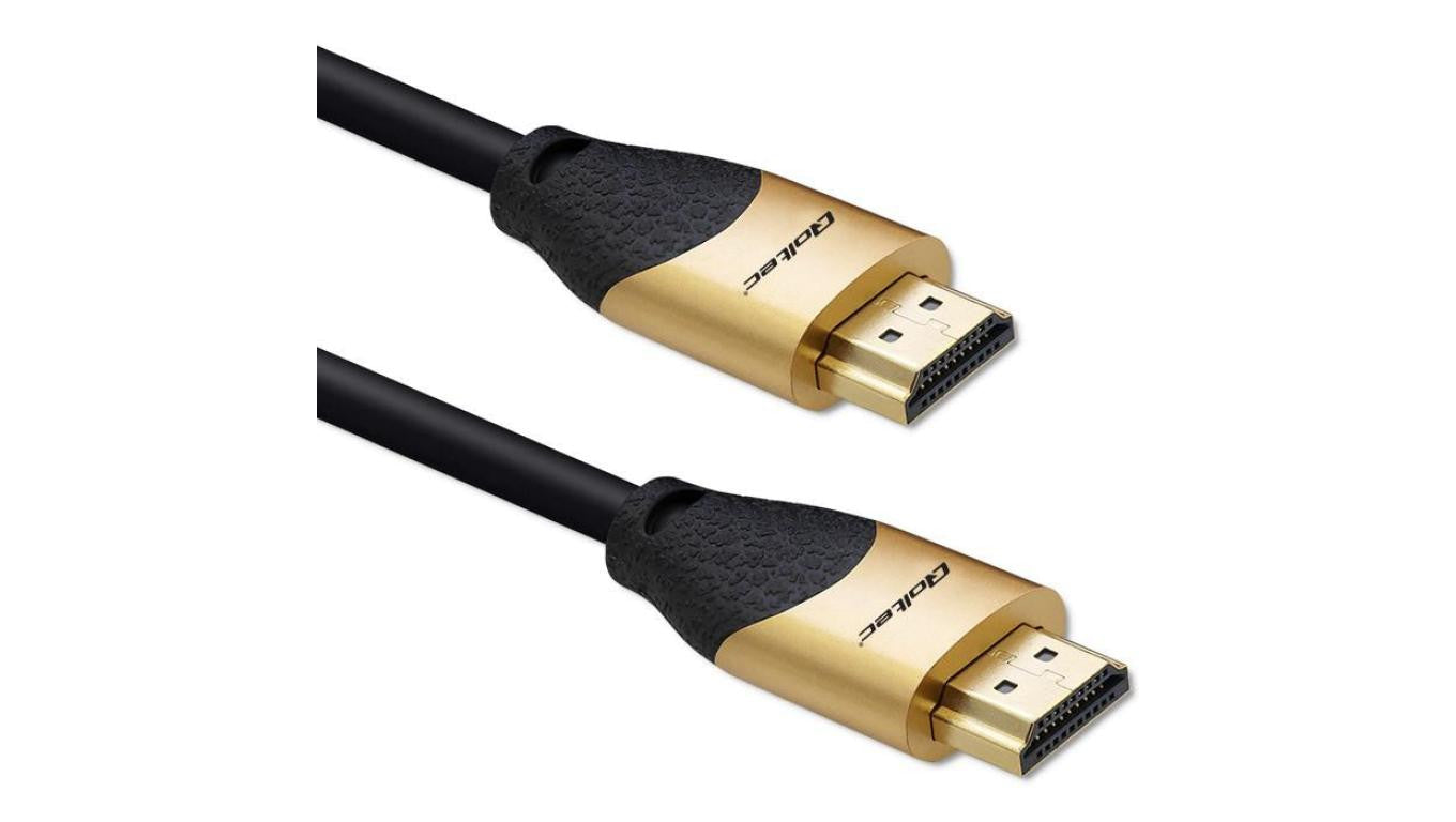 Qoltec Kabel HDMI v2.1 Ultra high speed 8K 60Hz 30AWG GOLD 1m