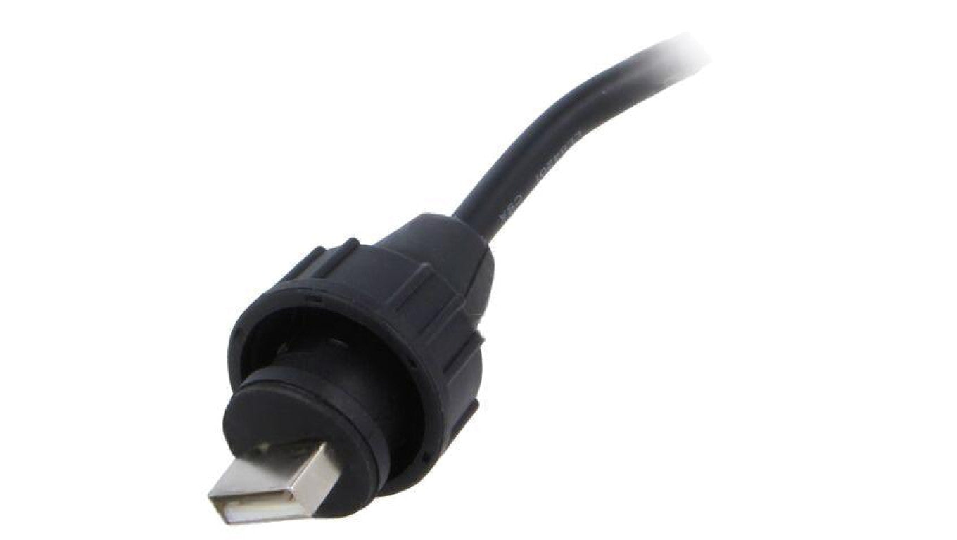 Złącze okrągłe, żeńskie, PIN: 4, na przewodzie UA-20BFMM-SL7A01