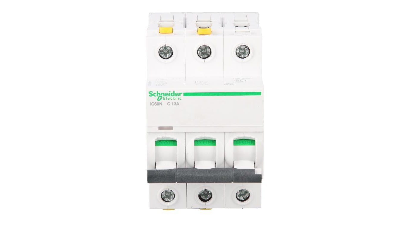 Wyłącznik nadprądowy 3P C 13A 6kA AC iC60N-C13-3 Acti9 A9F04313