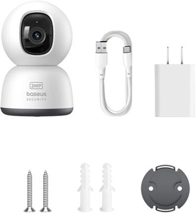 Kamera Baseus Security P1 Lite 2K (wersja EU) - biała S0TV002132