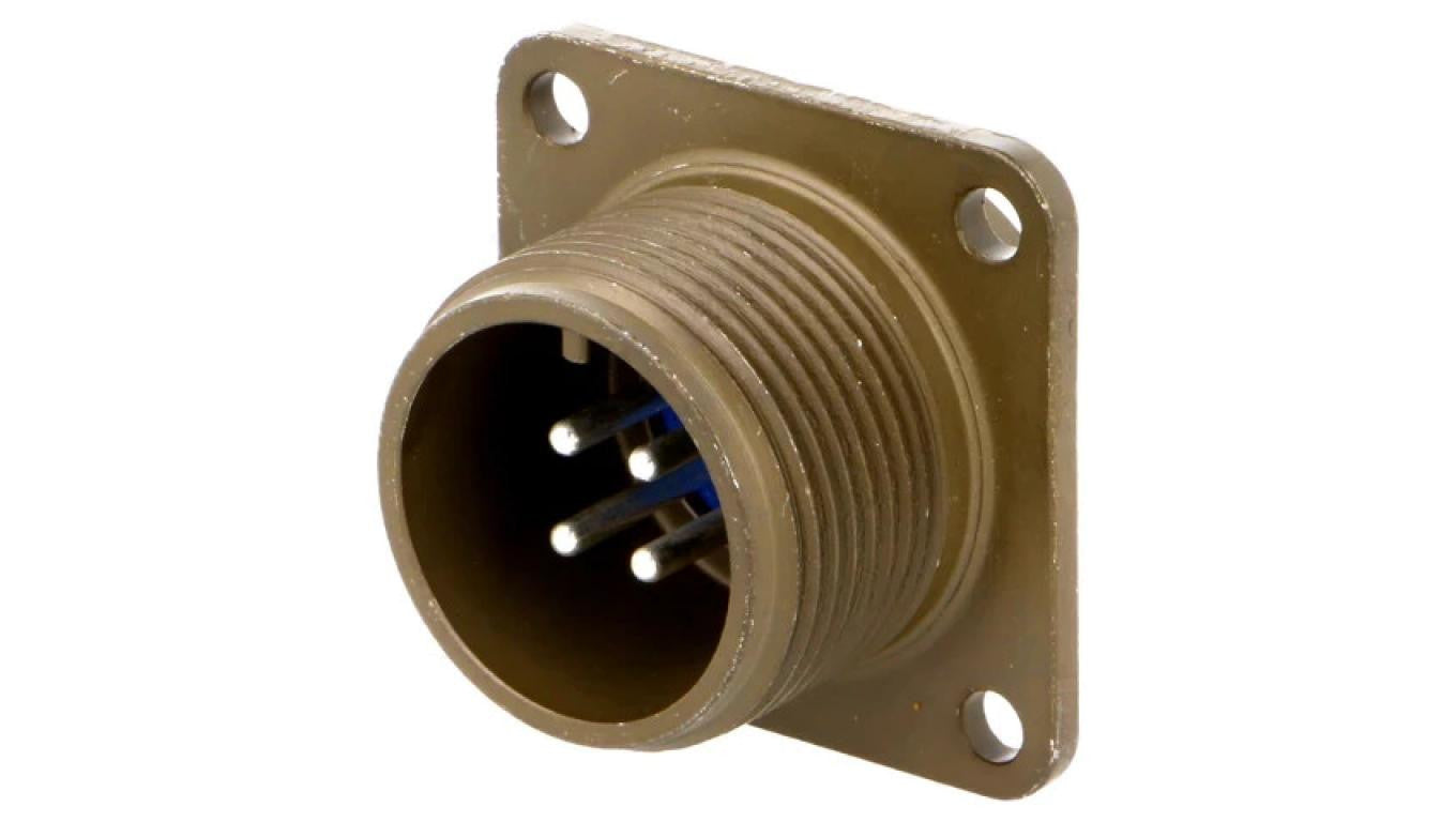 Złącze okrągłe -PIN 4 rozmiar 14S 97 stop aluminium 97-3102A-14S-2P