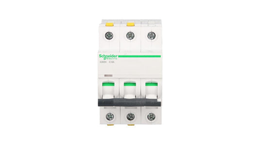 Wyłącznik nadprądowy 3P C 6A 10kA AC iC60H-C6-3 Acti9 A9F07306