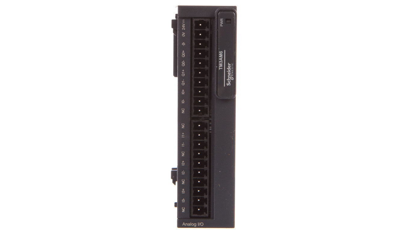 Moduł 4-wejścia 2-wyjścia analogowe Modicon TM3-4I/2O TM3AM6