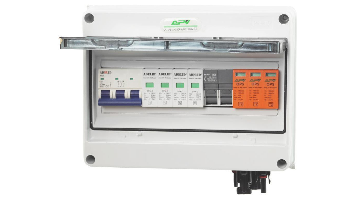 Rozdzielnica PV 1000V DC/AC 1-string,1-rzędowa APV-RPV-1-12
