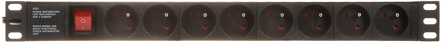 Listwa zasilająca 8 gniazd PD-8/R-IEC