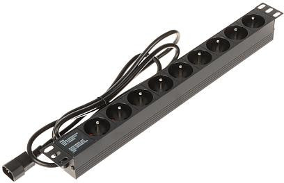 Listwa zasilająca 9 gniazd PD-9/R-IEC