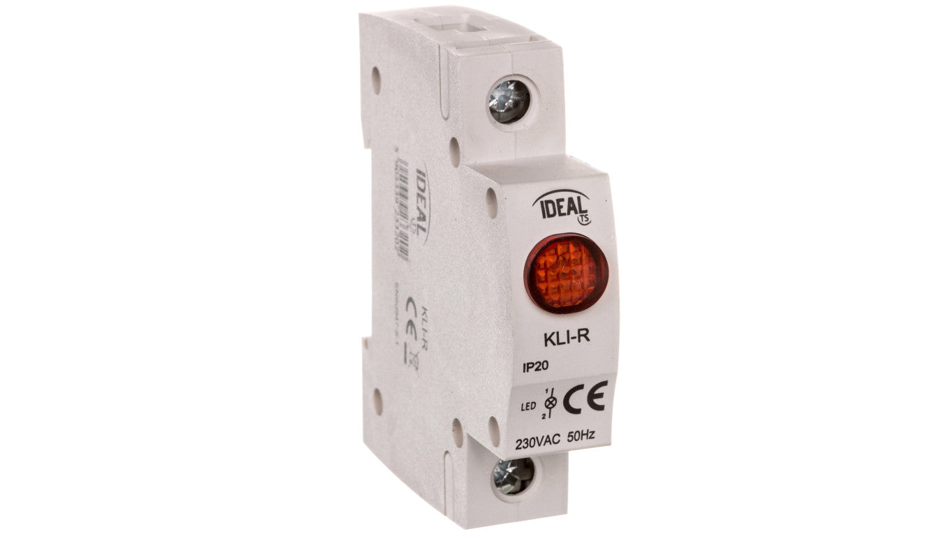 Lampka modułowa 1-fazowa czerwona LED KLI-R 230V AC 23320