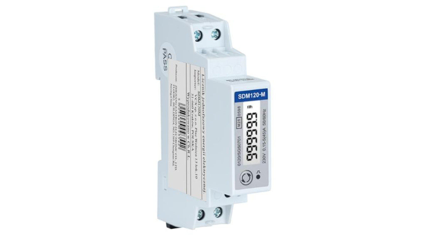 Licznik energii jednofazowy Modbus dwukierunkowy MID SDM120M