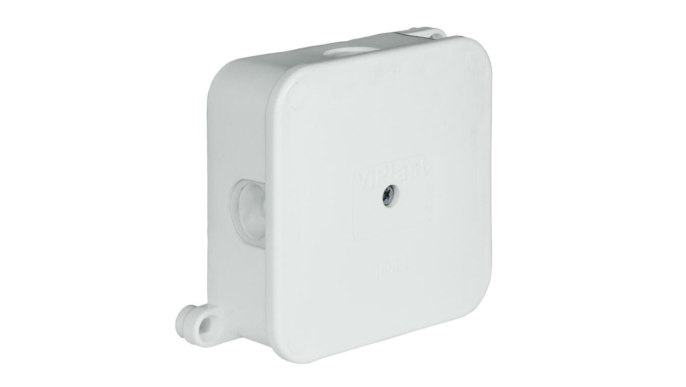 Puszka n/t hermetyczna pusta 88x88x40mm IP44 biała