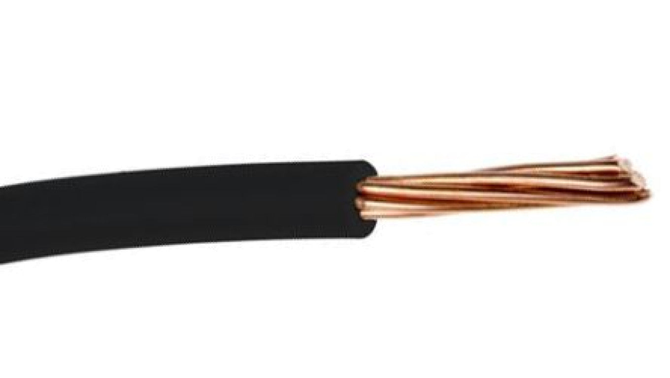 Jednożyłowy kabel sterowniczy CSA 2,5 mm², Maks. +70C 600 V Czarny, RS PRO