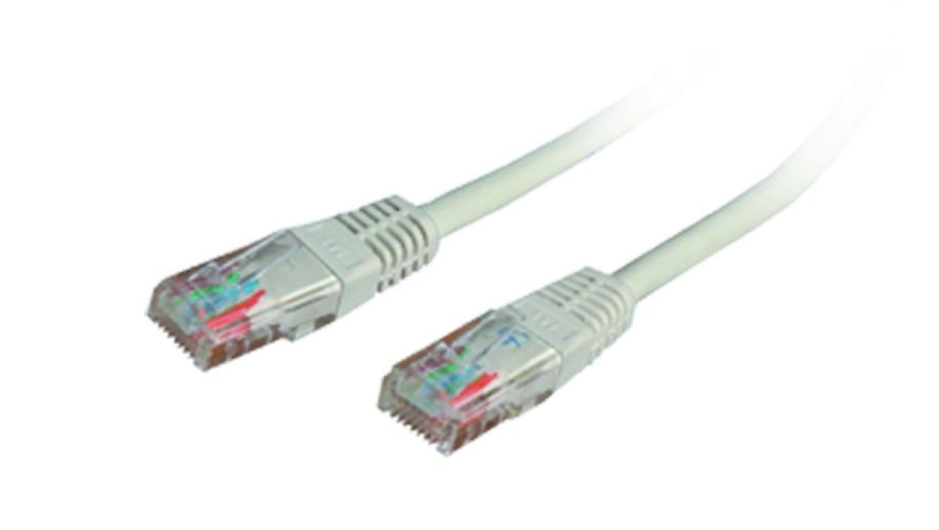 Kabel krosowy EmiterNet UTP kat.5E PVC 2 m szary, EM/PC-UTP5EPVC-2M