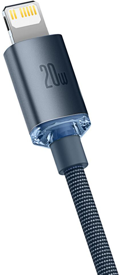 KABEL USB-C / Lightning iPhone Baseus Crystal CAJY000201 1.2m 20W  OPLOT PREMIUM