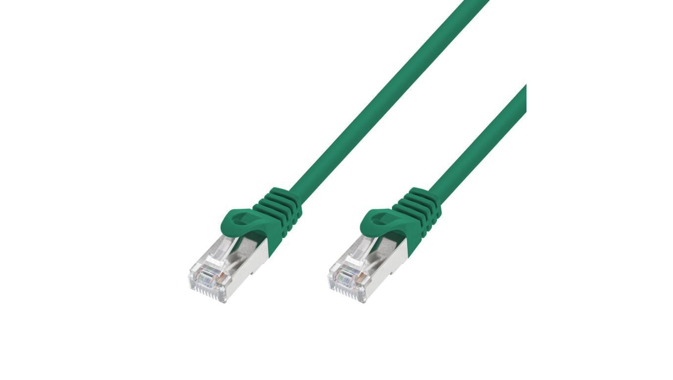 Patchcord LAN Miedź Kabel sieciowy skrętka Extralink Kat.7 S/FTP 2m 20G Zielony