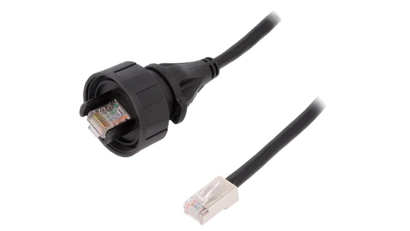 Patch cord RJ45 wtyk,z obu stron Pokrycie: złocony -25...75C PX0897/5M00