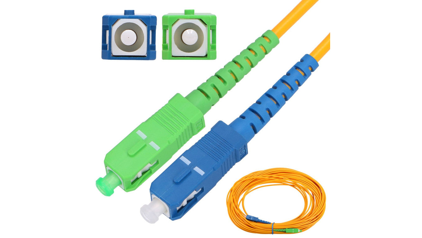 Patchcord Jednomodowy, Simplex, 3mm, 10m Extralink SC/UPC-SC/APC