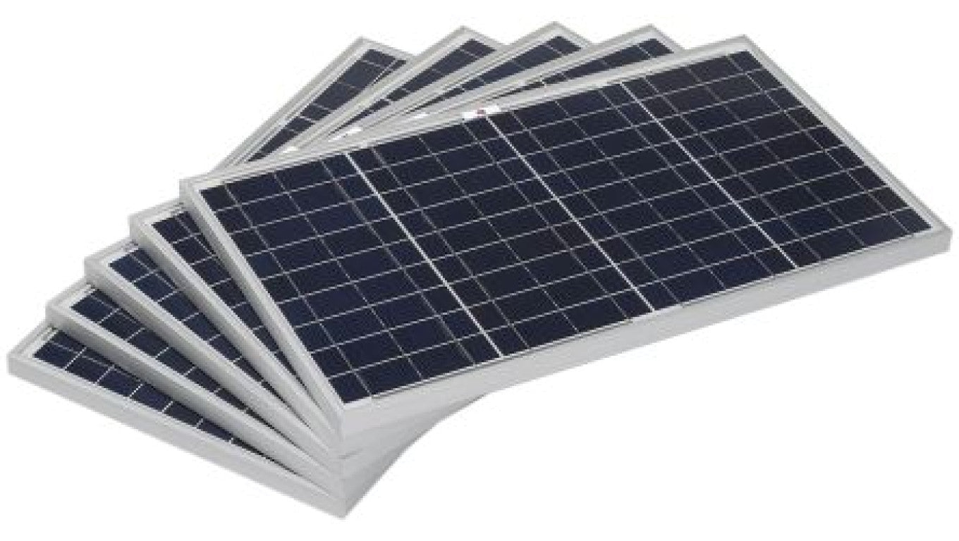 Panel słoneczny 30W 22V 660x380x25mm, RS PRO /zestaw 5szt./
