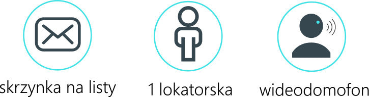 Skrzynka na listy Vidos S551-SKM z wbudowanym wideodomofonem