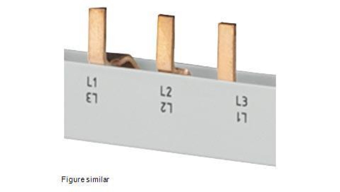Szyna łączeniowa grzebieniowa 10qmm 3x1-faz.+HS długość 1016mm 5ST3744