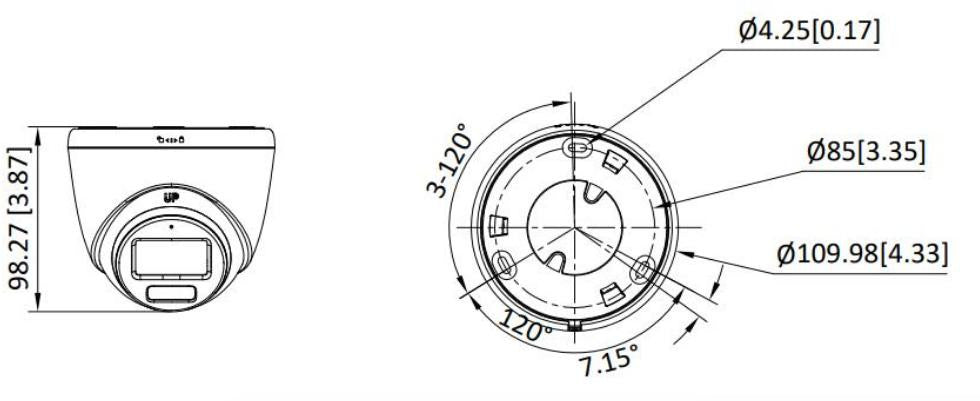 Kamera 4w1 Hikvision DS-2CE72DF3T-LFS(2.8mm)(O-STD)
