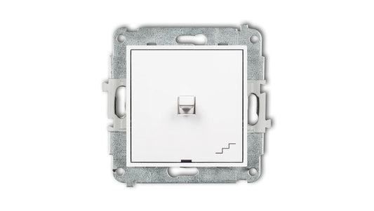 MINI Mechanizm łącznika schodowego w stylu amerykańskim biały mat 25MWPUS-3