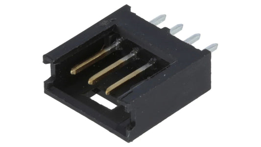Gniazdo przewód-płytka męskie AMPMODU MOD II 2,54mm 4-PIN 280371-2